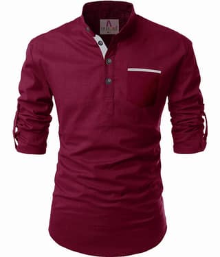Apektra Grey Cotton Men's Shirt Style Kurta ( Pack of 1 )