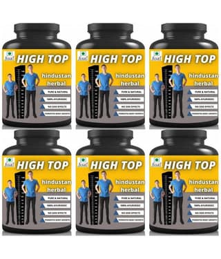Hindustan Herbal High Top Chocolate flavor 0.6 kg Powder Pack of 6