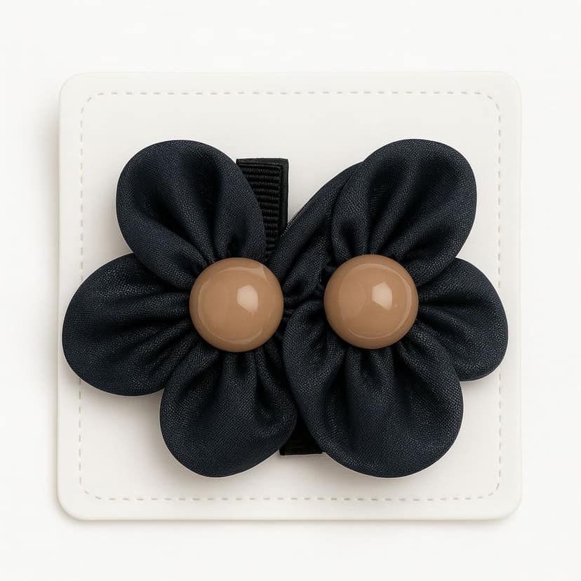 Satin Flower Hair Clip