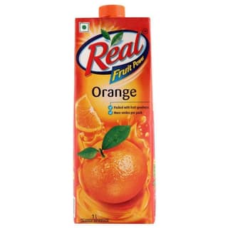 Real Orange Juice 1 Ltr