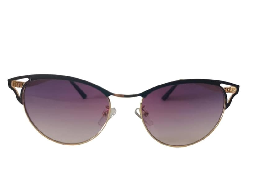 MD Style UV Protected Full Rim Cat Eye Metal Frame Sunglasses/Girls - Women Fashion Sunglasses