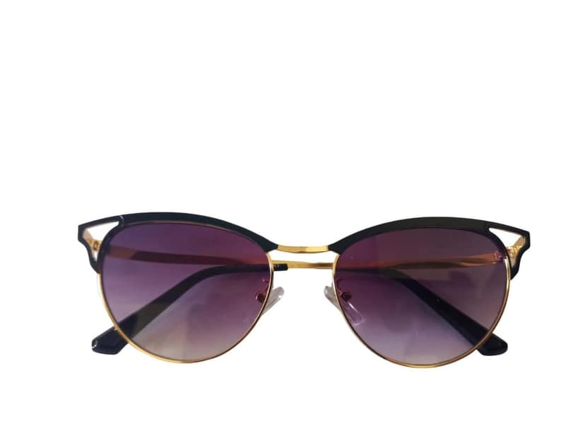 MD Style UV Protected Full Rim Cat Eye Metal Frame Sunglasses/Girls - Women Fashion Sunglasses view 5