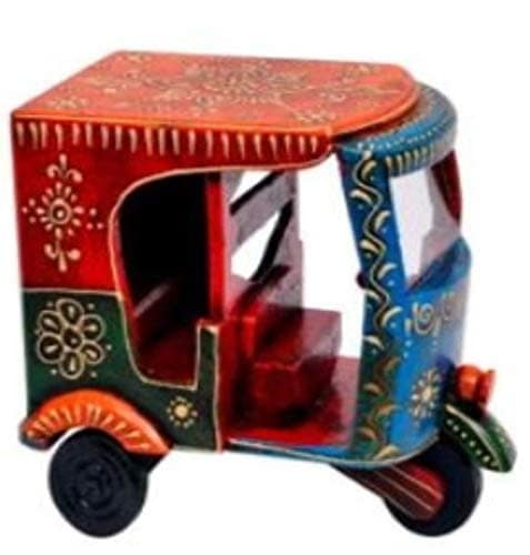 Arjun Art And Craft Wooden Hand Painted auto /Toy [pack of 1] view 2