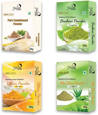 glowious - Skin Toning Face Pack for Normal Skin ( Pack of 4 )