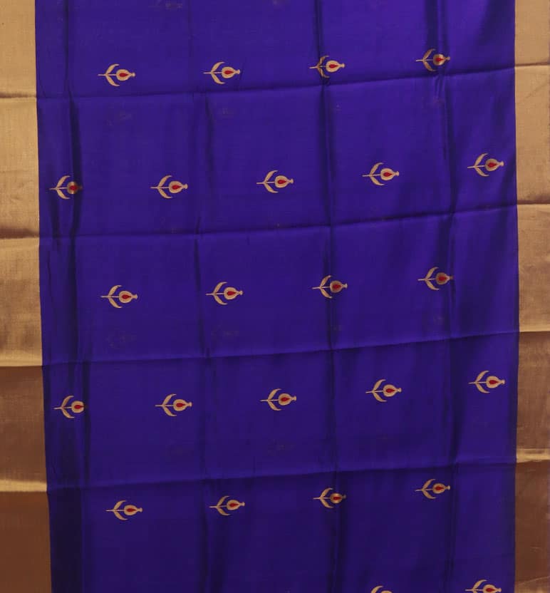 Handloom Chanderi Pure Silk Saree view 3