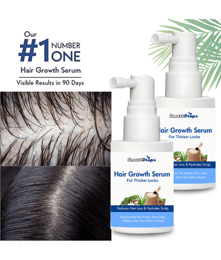 Smartdrops Hair Growth Serum Hair Serum 30 mL Pack of 2