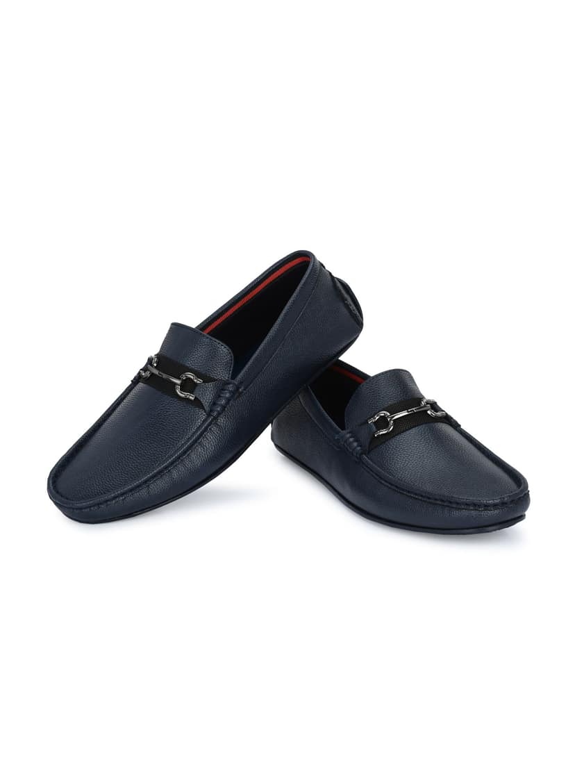 BUSKINS CASUAL LOAFERS BA3732 BLUE view 2