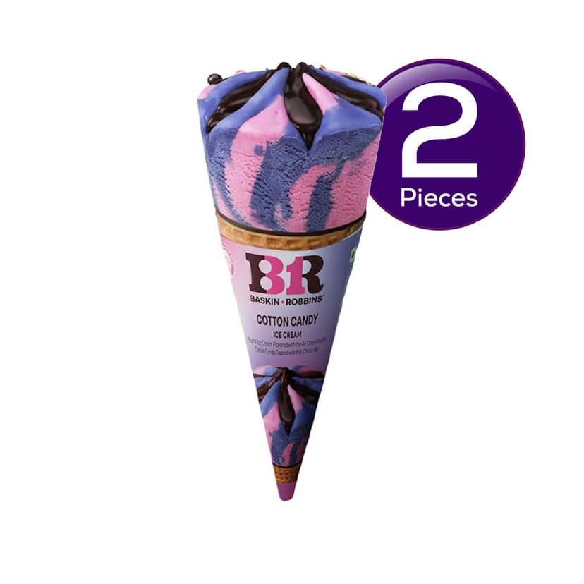 Baskin Robbins Cotton Candy Cone 110 ml Combo view 2