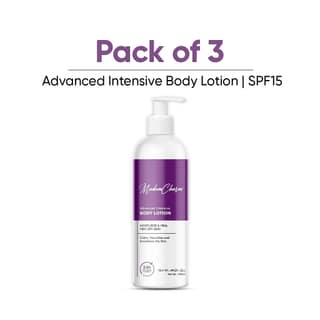 MadamCharm Advanced Intensive Body Lotion 200ml | SPF 15 | Moisturize Heal Very Dry Skin | Vitamin E