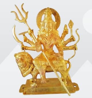 Pancha Loha Durga Devi Idol-1 kg