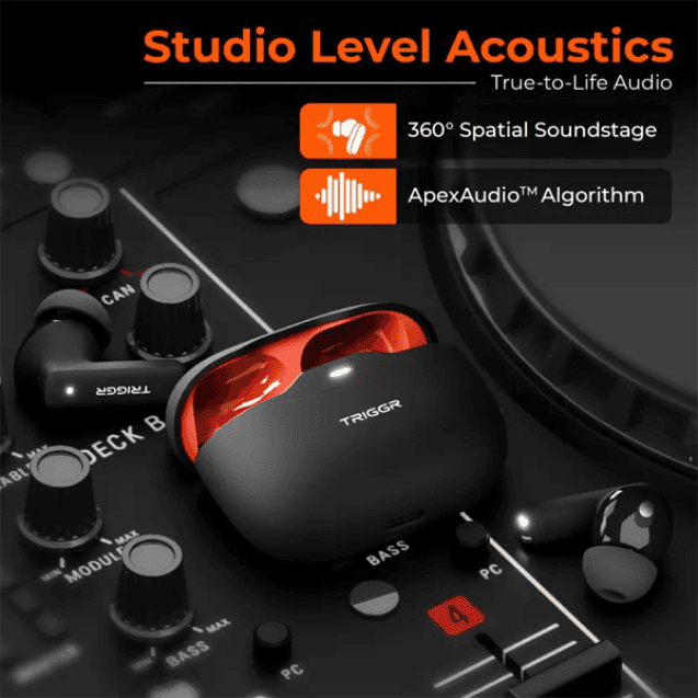 TRIGGR Apex S2 Earbuds with Dual Pairing view 2