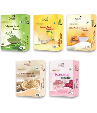 glowious - Skin Toning Face Pack for Normal Skin ( Pack of 5 )