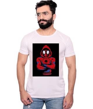 Nityanand Enterprises White Cotton Blend T-Shirt