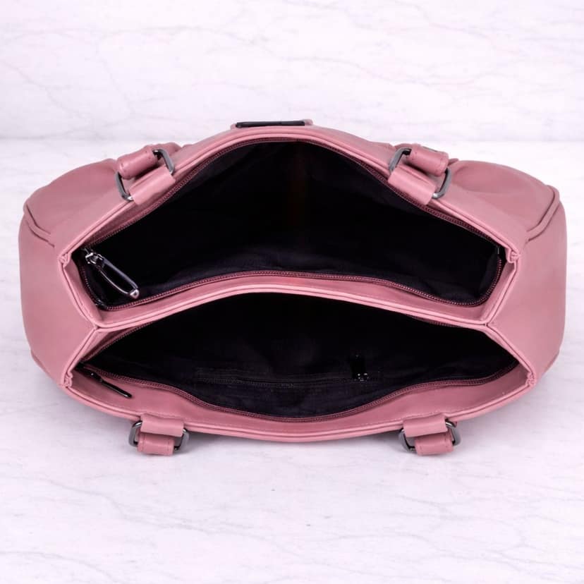 Elegant Women’s Pleated Handbag with Dual Shoulder Straps | Daily Use Stylish Purse view 5