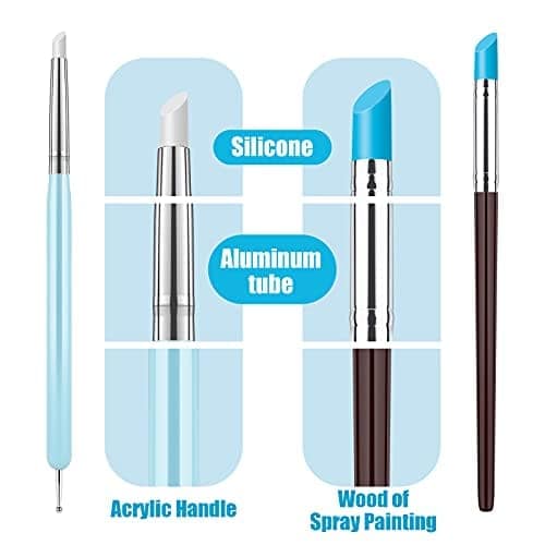 Clatoon 10Pcs Silicone Clay Sculpting Tool, Modeling Dotting Tool view 3