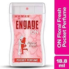 Engage On Floral Fresh Perfume For Women, Fruity & Floral, Skin Friendly, 18Ml