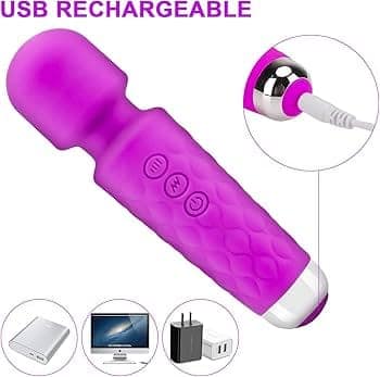 Mini Wand Massager Waterproof USB Rechargeable view 2