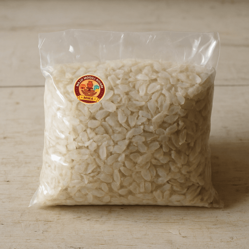 MAJJI MOGILI Arcade's poha (flattened rice)