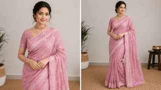 Handwoven Handloom Saree | Traditional Artisan-Crafted Ethnic Saree for Women