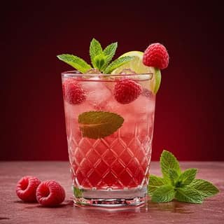Raspberry Mint Refresher
