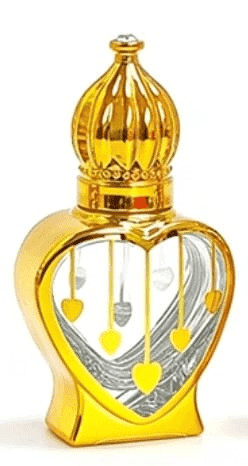 Mii Art 10ml Golden Glass Perfume Bottle – Elegant Refillable Attar Container for DIY Fragrance, Essential Oils & Rose Water – Decorative Empty Bottle (Pack of 1) view 3