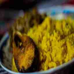 Khichuri with elish maach combo