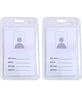 Dey 's stationery store - Plastic Card Holder ( Pack 1 )