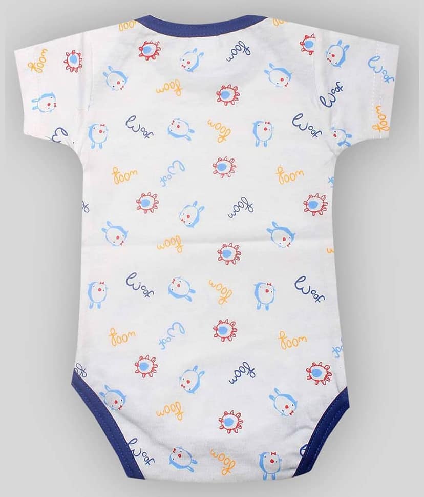 INFANT Pack of 1 Unisex for Baby Cotton Bodysuit ( Green ) view 2