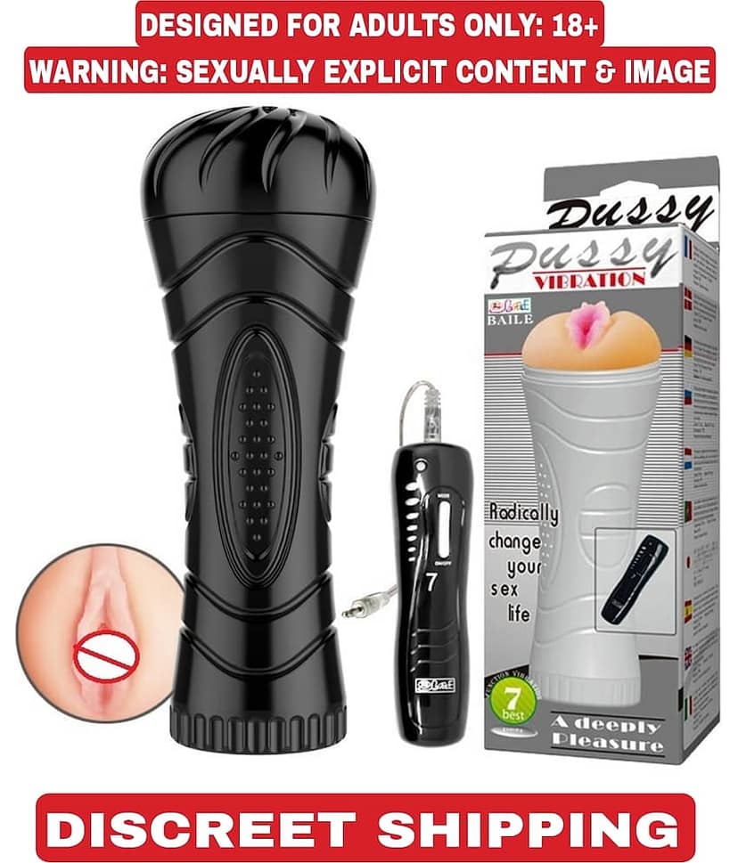 NAUGHTY WORLD Masturbator POCKET PUSSY INCH SOFT & REAL PUSSY SEX TOY FOR MEN + 7 FUNCTION EGG VIBRATION REMOTE AND 10ML LUBRICANT FREE view 2