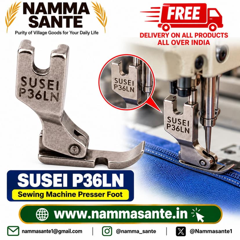 SUSEI P36LN Sewing Machine Pressure Foot view 2