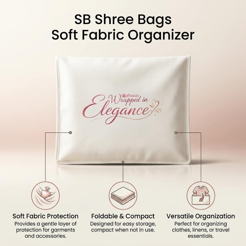 Shree Cloth Organizer White view 4