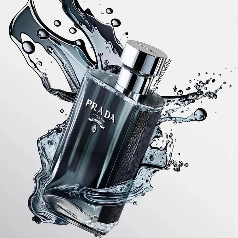 Prada L'Homme Eau De Toilette 100ml for Men Premium Luxury Long Lasting Clean Woody Aromatic Designer Perfume view 2