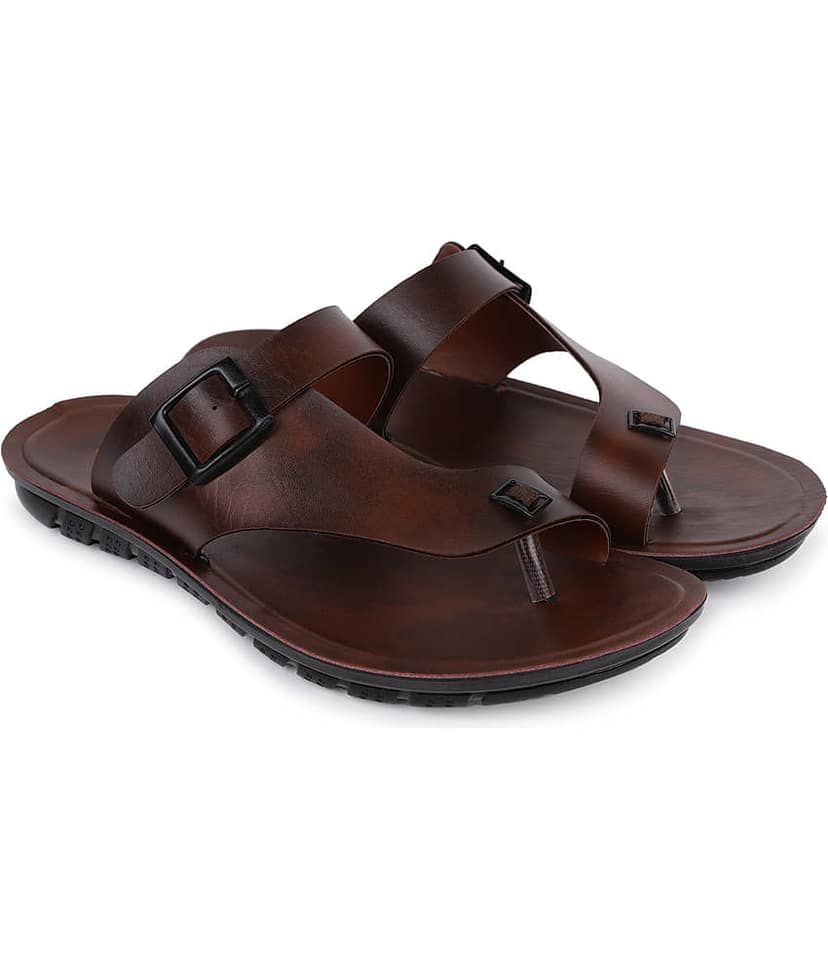 PU-SPM Brown Men's Daily Slipper view 2