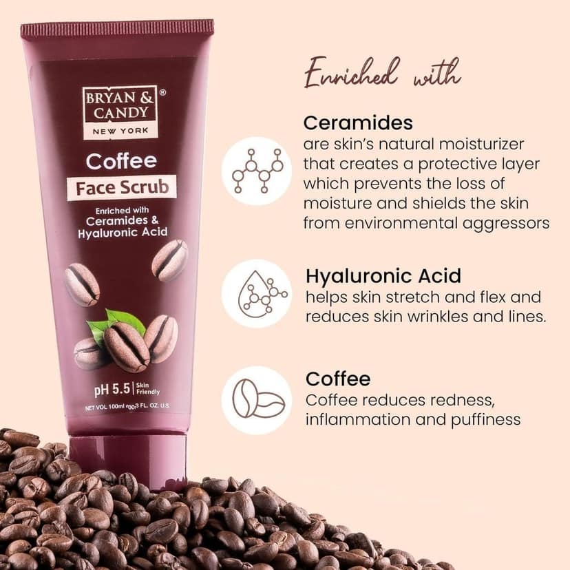 Bryan & Candy Coffee Face Scrub 100Gm view 3