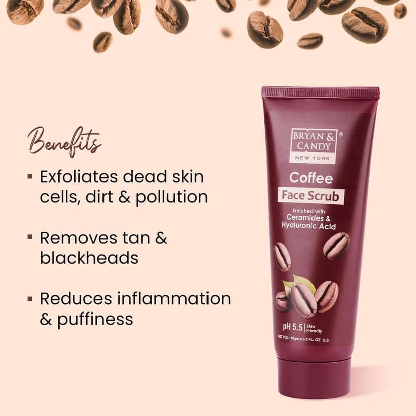 Bryan & Candy Coffee Face Scrub 100Gm view 4