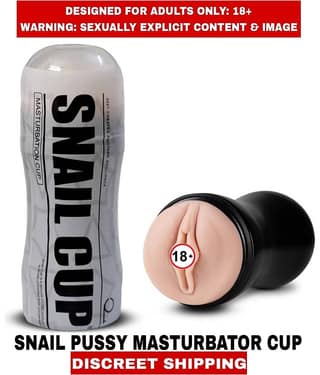 Adult Sex Toys Snail Real Pussy Silicon Masturbator Cup Fleshlight For Men