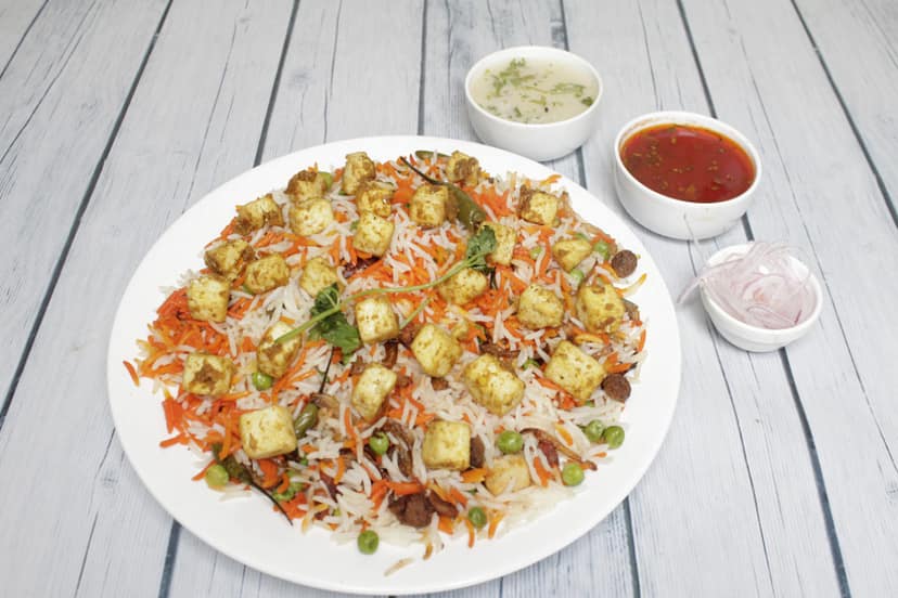 Paneer biryani [4 person]