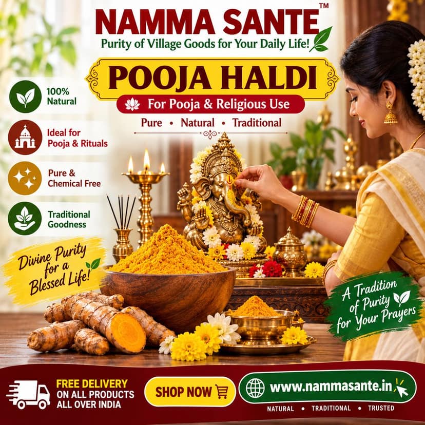 Pooja Haldi, Pooja Turmeric, Haldi, Turmeric, Puja Haldi, Puja Turmeric, Religious Haldi, Devotional Haldi, Sacred Turmeric, Worship Turmeric, Pooja Powder, Haldi Powder