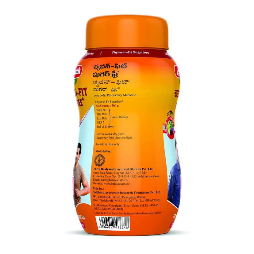 Baidyanath Chyawan Fit Sugar Free 500 Gms view 2