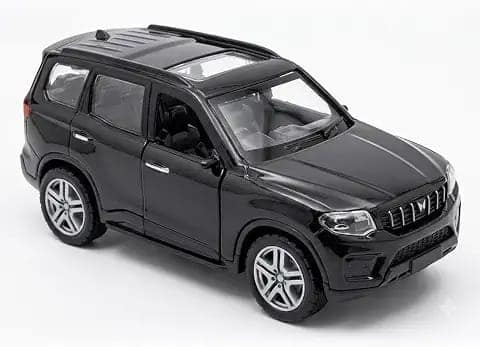 scorpioo Die Cast Toy Car 1:36 Scale Metal SUV Model with Openable Doors, Pull Back Action, LED Lights & Sound, Alloy Collectible Car for Kids Boys Girls (Multicolor) (scorpioo) view 2