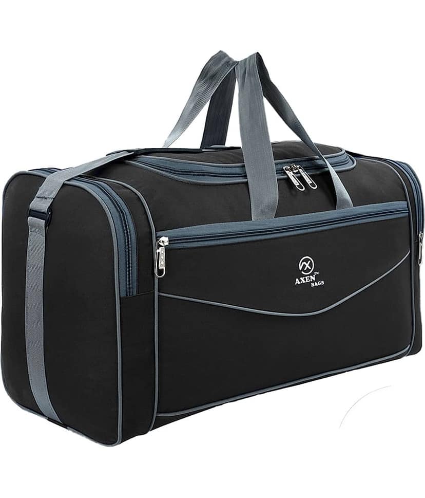 AXEN BAGS 65 Ltrs BLACK Polyester Duffle Bag