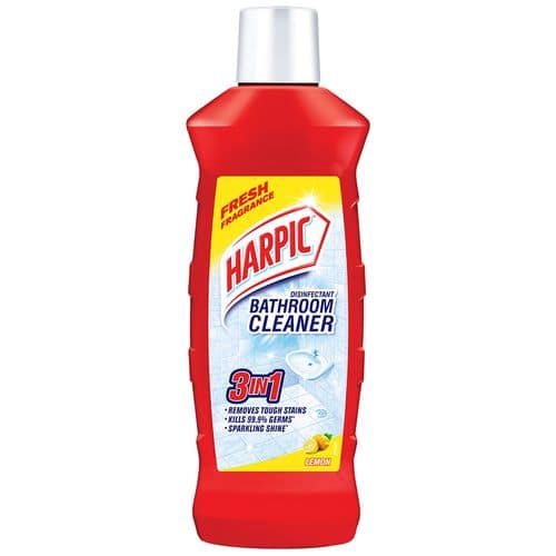 Harpic Bathroom Cleaner - Lemon, 1 L view 2