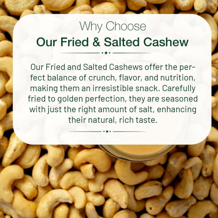 Mona Premium Roasted Cashew Nuts | Wholesome & Nutritious Dry Fruit Snack view 4