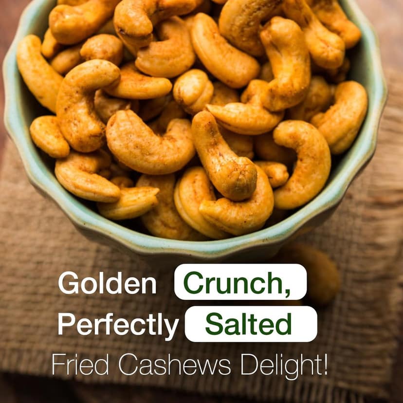 Mona Premium Roasted Cashew Nuts | Wholesome & Nutritious Dry Fruit Snack view 5