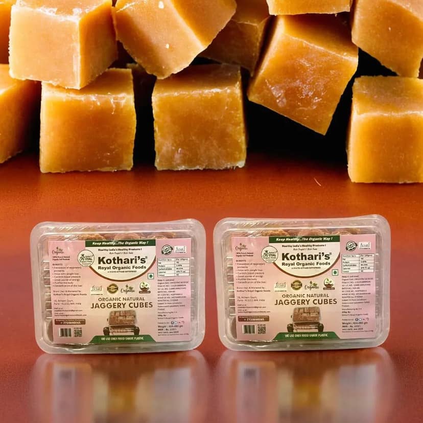 Kothari's Royal Organic Jaggery Cubes view 4