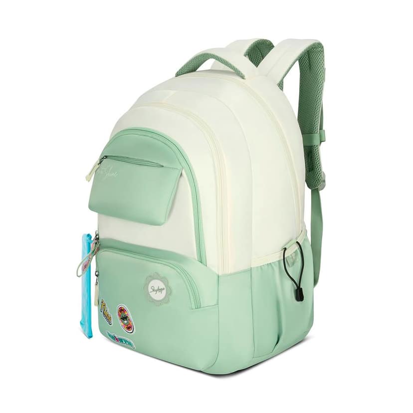 Celeste 37L Casual Backpack for Girls with 3 Compartment & Adjustable Shoulder Strap | 16 Inch Padded Laptop Sleeve | Quick Access Front Pocket & Rain Cover | Perfect for School & Travel view 3