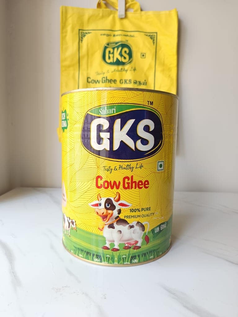 GKS Cow Ghee Jar (with Assorted Gift) view 3
