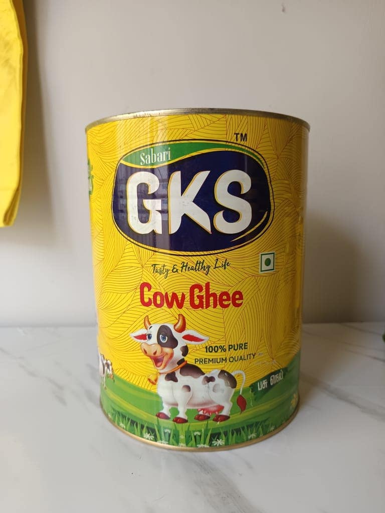 GKS Cow Ghee Jar (with Assorted Gift) view 4