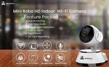 2MP Wi-Fi Ip 360° Auto Tracking Live Monitoring Two-way Audio Alarm Indoor Security Camera (4 Channel) view 3