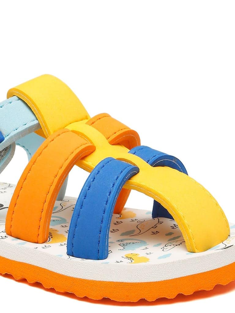 Premium Dino Sandals - Multicolour (Unisex) view 2